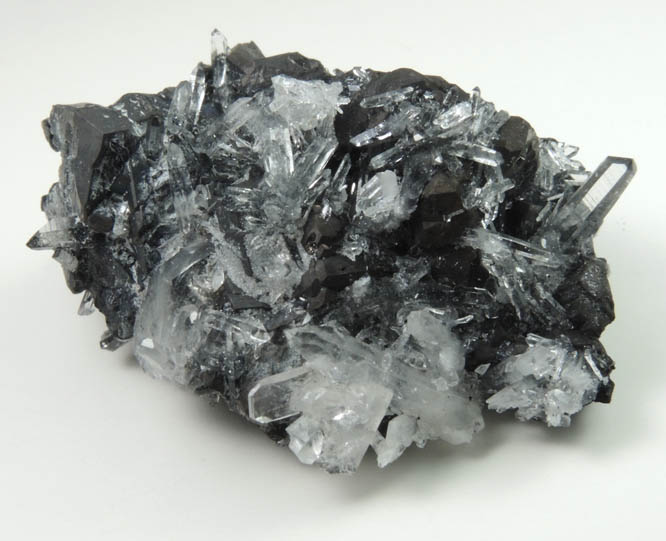 Quartz on Tetrahedrite from Black Pine Mine, Granite County, Montana