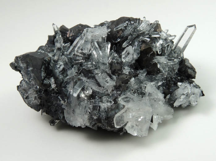 Quartz on Tetrahedrite from Black Pine Mine, Granite County, Montana