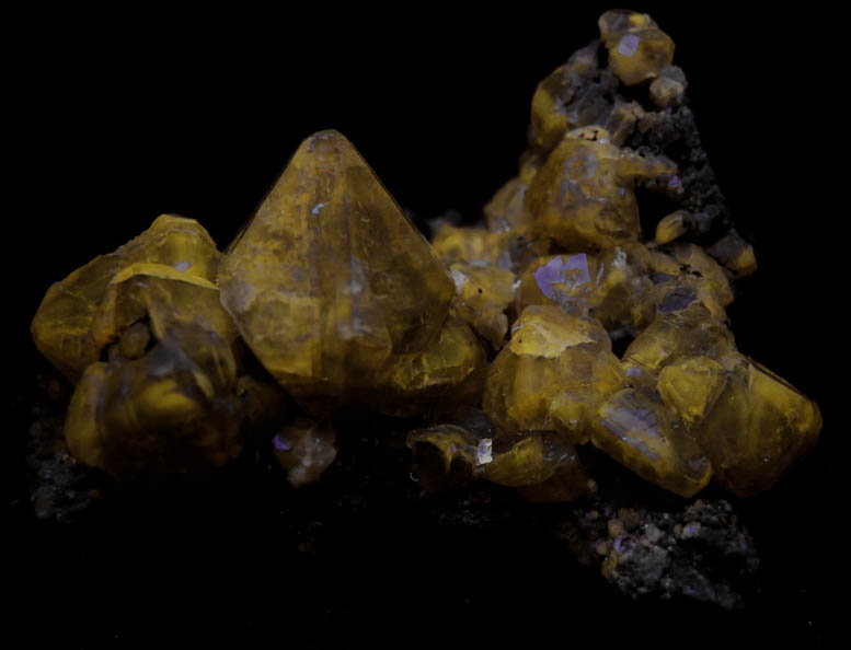 Cerussite with Barite over Galena from Mibladen, Haute Moulouya Basin, Zeida-Aouli-Mibladen belt, Midelt Province, Morocco