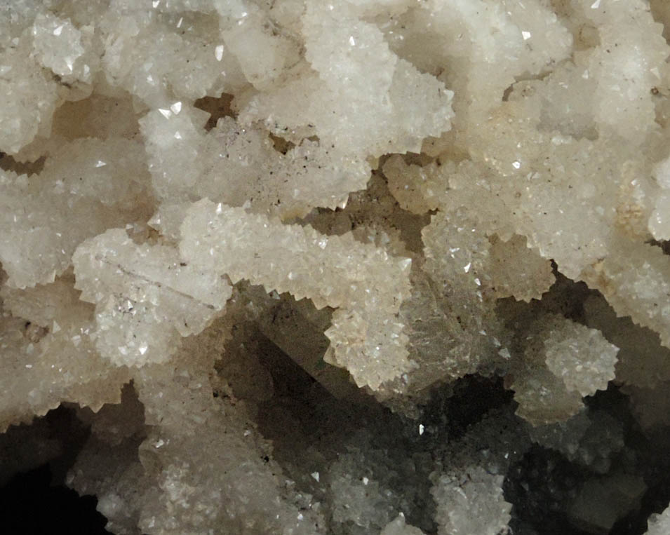 Quartz pseudomorph after Anhydrite from O and G Industries Southbury Quarry, Southbury, New Haven County, Connecticut