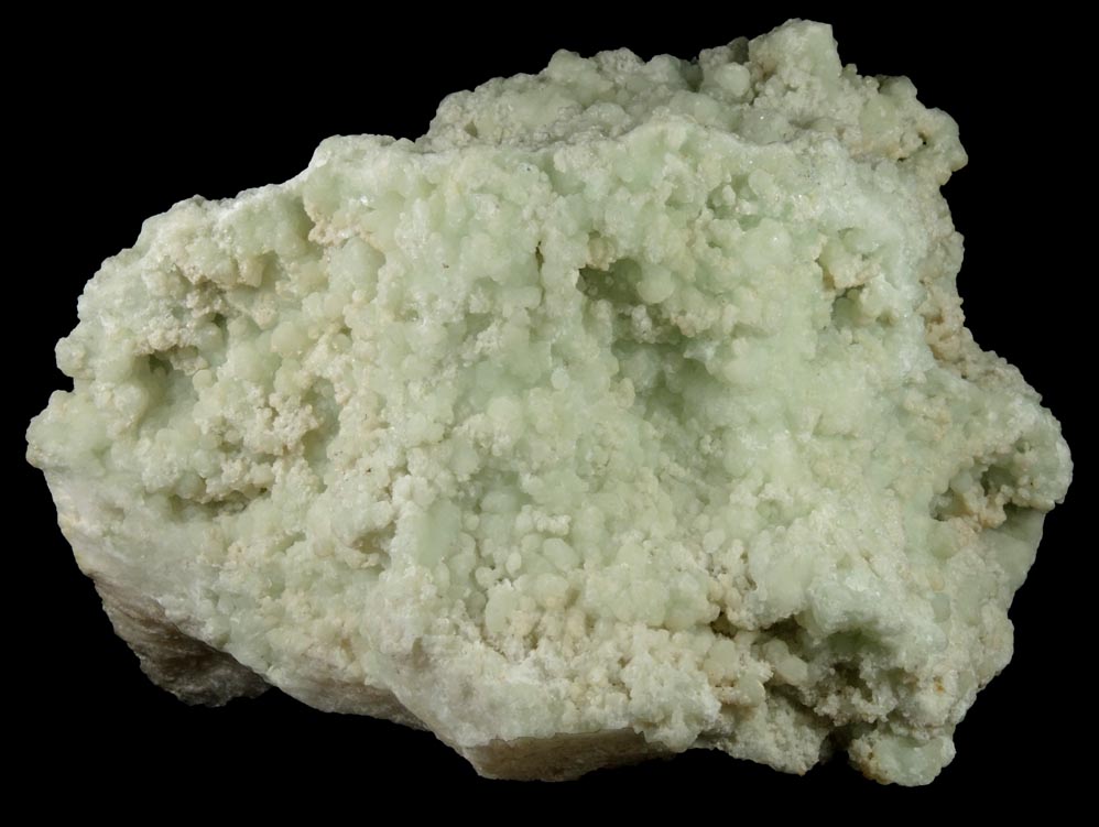 Prehnite with Calcite from O and G Industries Southbury Quarry, Southbury, New Haven County, Connecticut