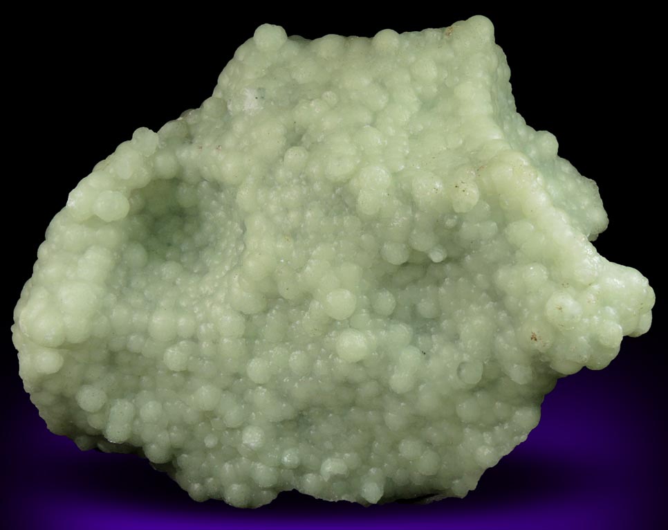 Prehnite from O and G Industries Southbury Quarry, Southbury, New Haven County, Connecticut