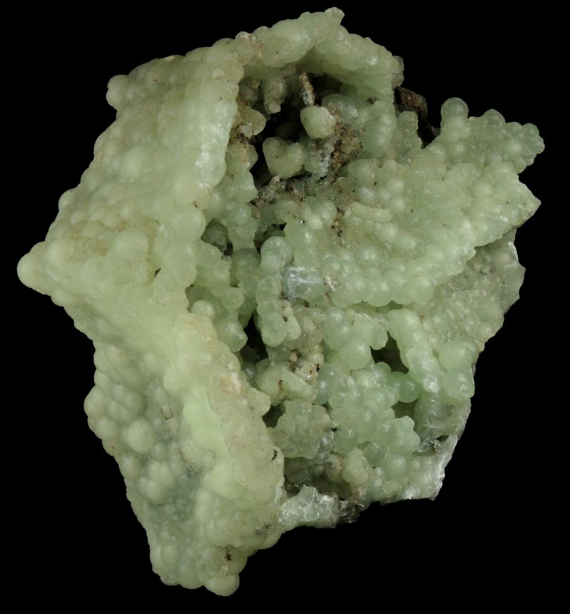 Prehnite from O and G Industries Southbury Quarry, Southbury, New Haven County, Connecticut