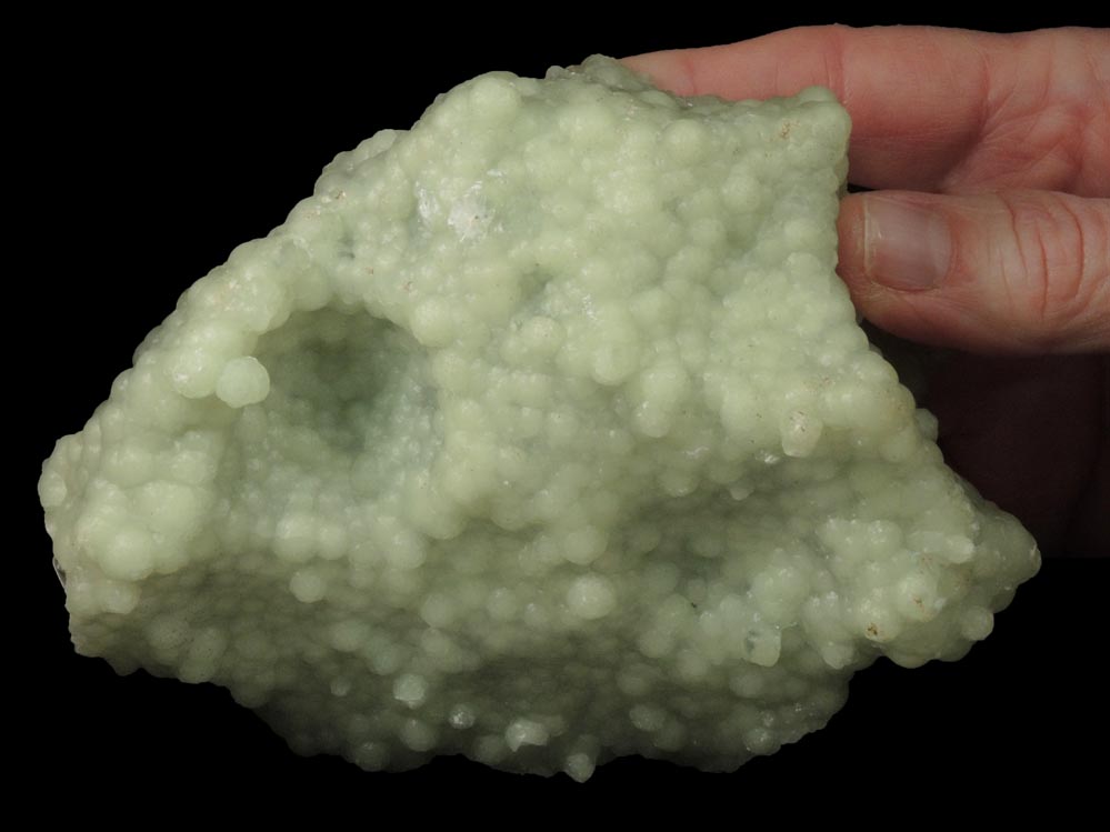 Prehnite from O and G Industries Southbury Quarry, Southbury, New Haven County, Connecticut