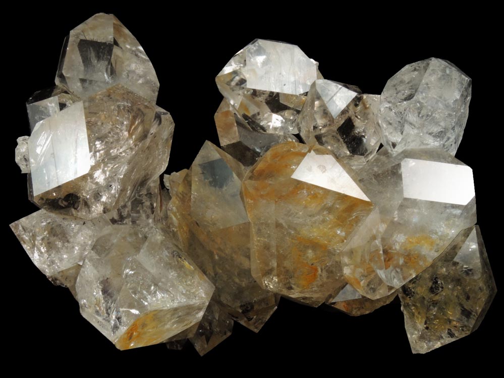 Quartz var. Herkimer Diamonds from Ace of Diamonds Mine, Middleville, Herkimer County, New York