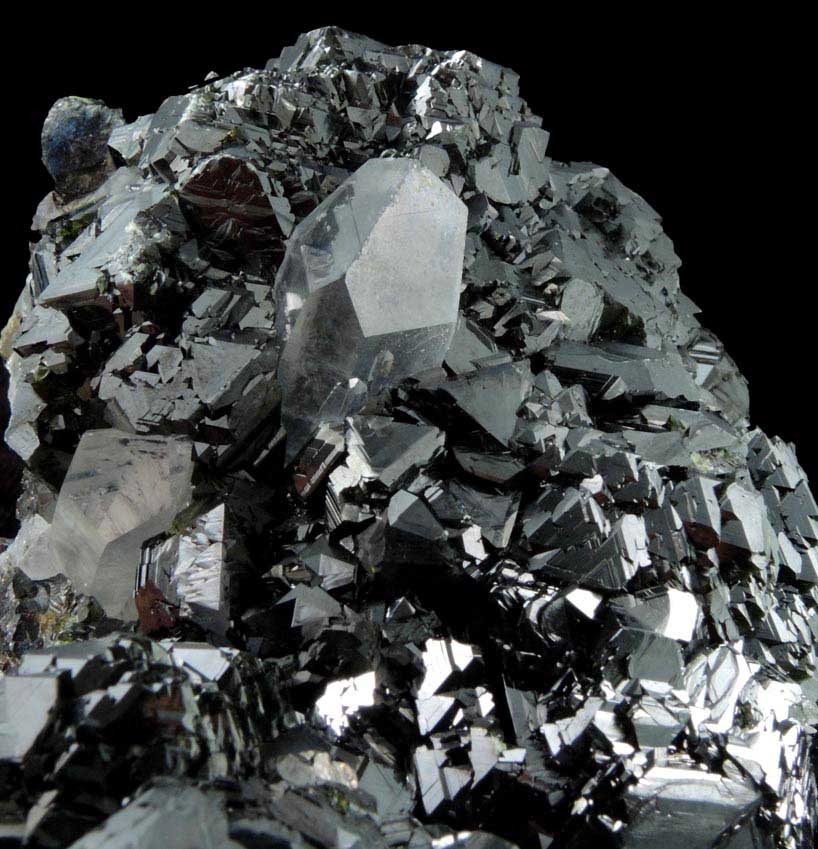 Sphalerite plus Quartz and Chalcopyrite from Krushev Dol Mine, Madan District, Rhodope Mountains, Bulgaria