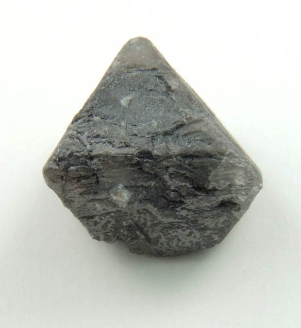 Diamond (2.30 carat translucent dark-gray octahedral uncut rough diamond) from Zimbabwe