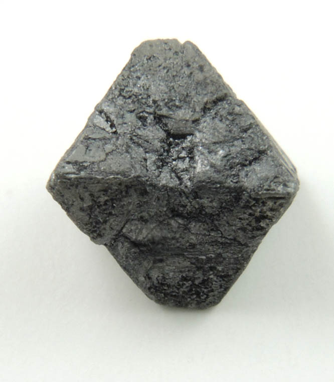 Diamond (1.93 carat translucent dark-gray octahedral crystal) from Zimbabwe