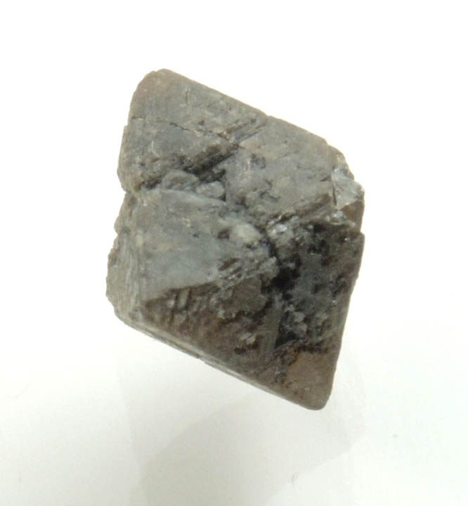 Diamond (2.23 carat translucent dark-gray octahedral uncut diamond) from Zimbabwe