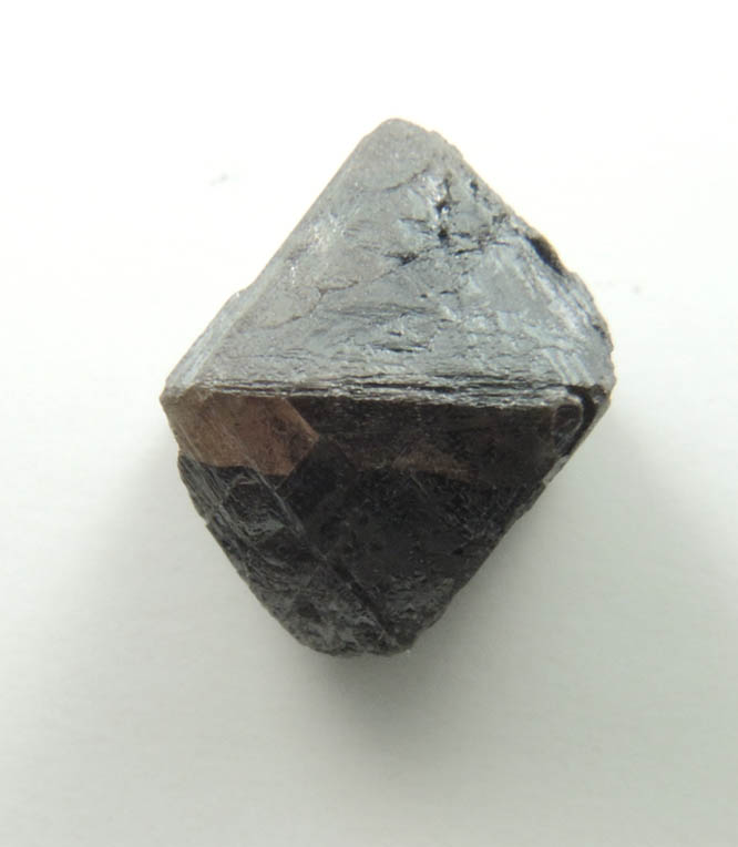 Diamond (1.92 carat translucent dark-gray octahedral rough diamond) from Zimbabwe