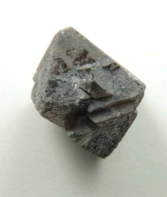 Diamond (1.87 carat translucent dark-gray octahedral crystal) from Zimbabwe