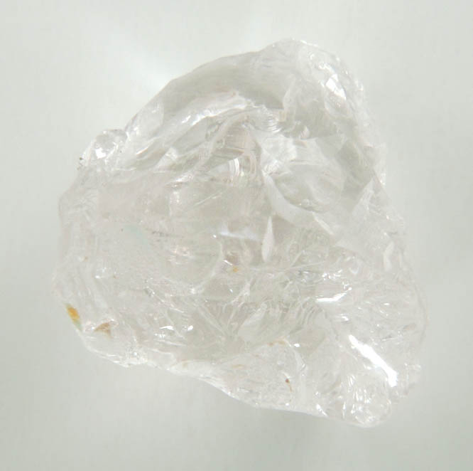 Beryl var. Morganite (gem-grade etched crystal) from Himalaya Mine, Mesa Grande District, San Diego County, California