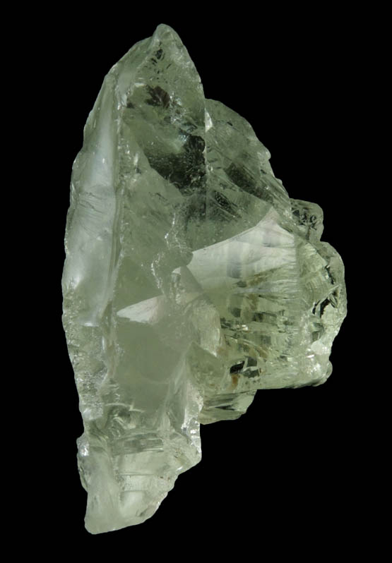 Beryl var. Aquamarine (gem-grade etched crystal) from Minas Gerais, Brazil