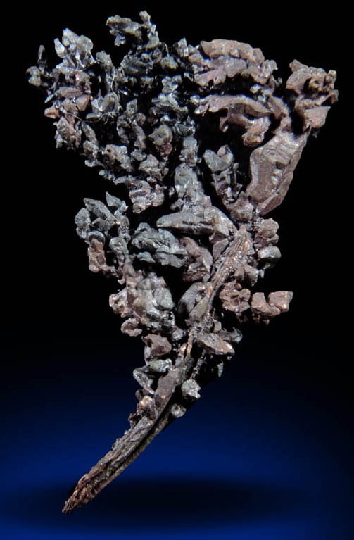 Copper (crystallized native copper) from Onganja Mine, Seeis, Khomas, Namibia