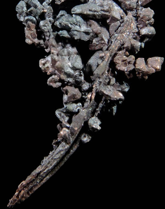 Copper (crystallized native copper) from Onganja Mine, Seeis, Khomas, Namibia