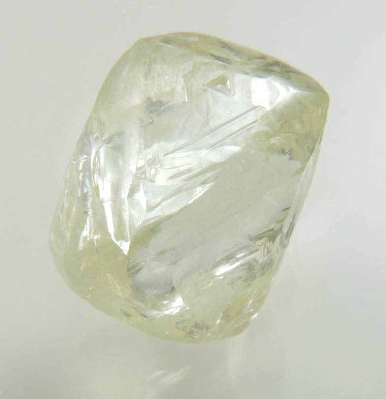 Diamond (3.66 carat gem-quality cuttable yellow octahedral diamond) from Northern Cape Province, South Africa