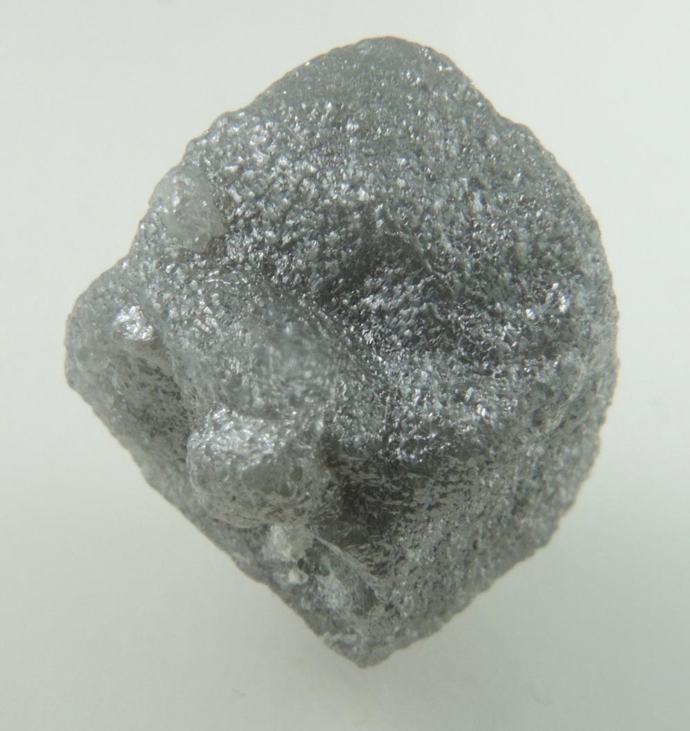 Diamond (20.07 carat gray cubic rough diamond cluster) from Mbuji-Mayi, 300 km east of Tshikapa, Democratic Republic of the Congo