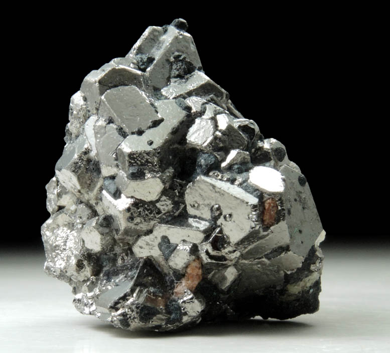 Carrollite (rare crystal cluster) from Kambove Mining District, 130 km NW of Lubumbashi, Katanga Copperbelt, Lualaba Province, Democratic Republic of the Congo