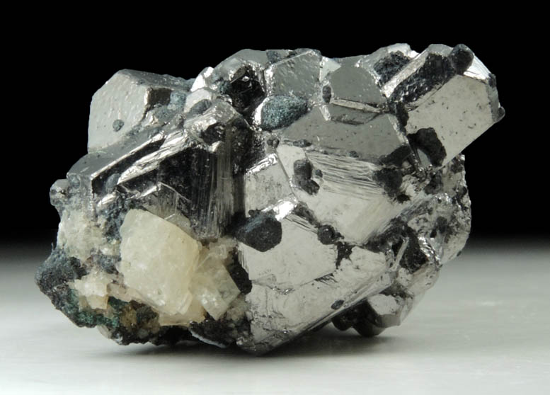 Carrollite (rare crystal cluster) from Kambove Mining District, 130 km NW of Lubumbashi, Katanga Copperbelt, Lualaba Province, Democratic Republic of the Congo