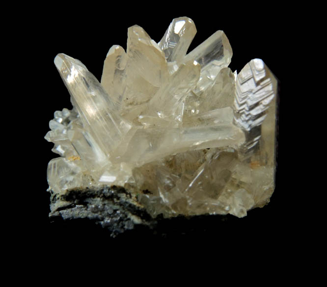 Cerussite (V-twinned crystals) from Touissit Mine, 21 km SSE of Oujda, Jerada Province, Oriental, Morocco