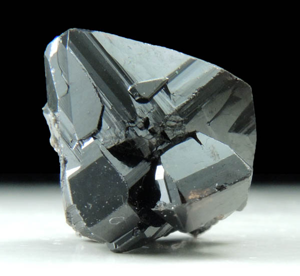 Cassiterite (twinned crystals) from Linpolis, Divino das Laranjeiras, Minas Gerais, Brazil