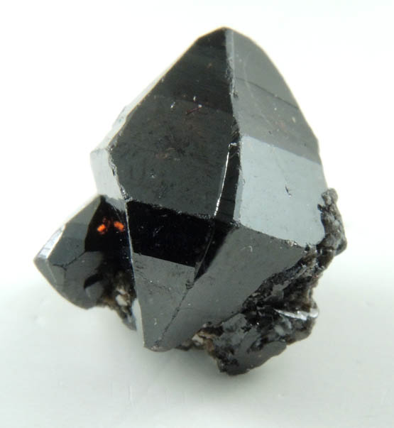 Cassiterite (twinned crystals) from Linpolis, Divino das Laranjeiras, Minas Gerais, Brazil