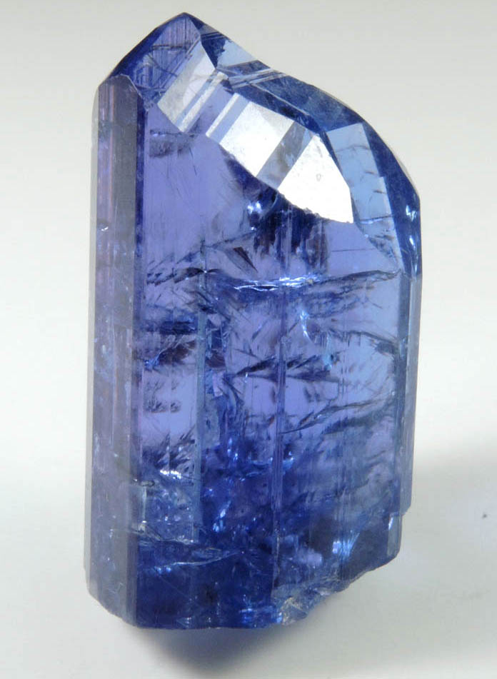 Tanzanite Crystal (blue gem variety of the mineral Zoisite) from Karo Mine, Merelani Hills, western slope of Lelatama Mountains, Arusha Region, Tanzania (Type Locality for Tanzanite)