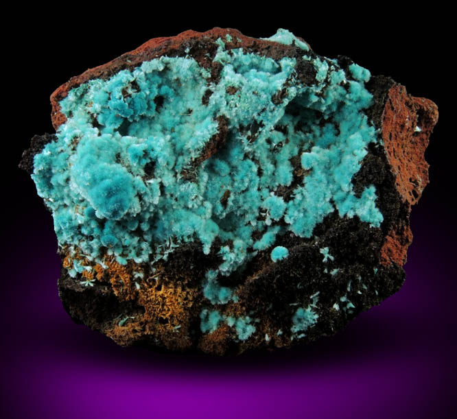 Rosasite from Santa Eulalia District, Aquiles Serdán, Chihuahua, Mexico