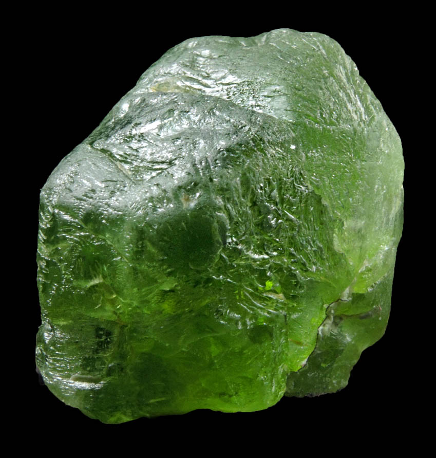 Peridot Crystal (gem variety of the mineral Forsterite) from Suppat, Naran-Kagan Valley, Kohistan District, Khyber Pakhtunkhwa (North-West Frontier Province), Pakistan
