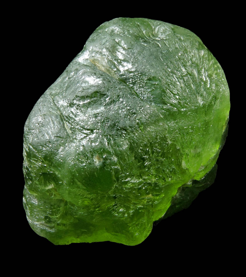 Peridot Crystal (gem variety of the mineral Forsterite) from Suppat, Naran-Kagan Valley, Kohistan District, Khyber Pakhtunkhwa (North-West Frontier Province), Pakistan