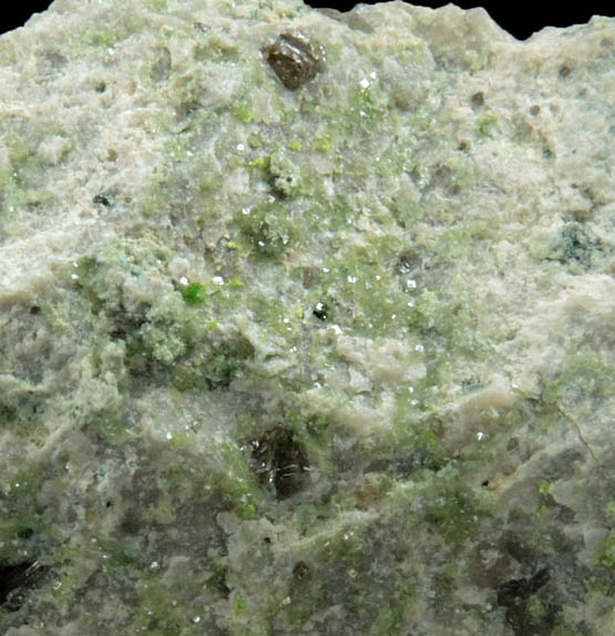 Pharmacosiderite and Arthurite from Majuba Hill, Pershing County, Nevada