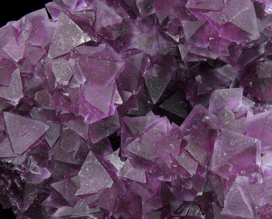 Fluorite over Quartz from De'an Mine, Wushan, Jiangxi Province, China