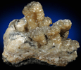 Smithsonite pseudomorphs after unknown with Galena inclusions from Tsumeb Mine, Otavi-Bergland District, Oshikoto, Namibia