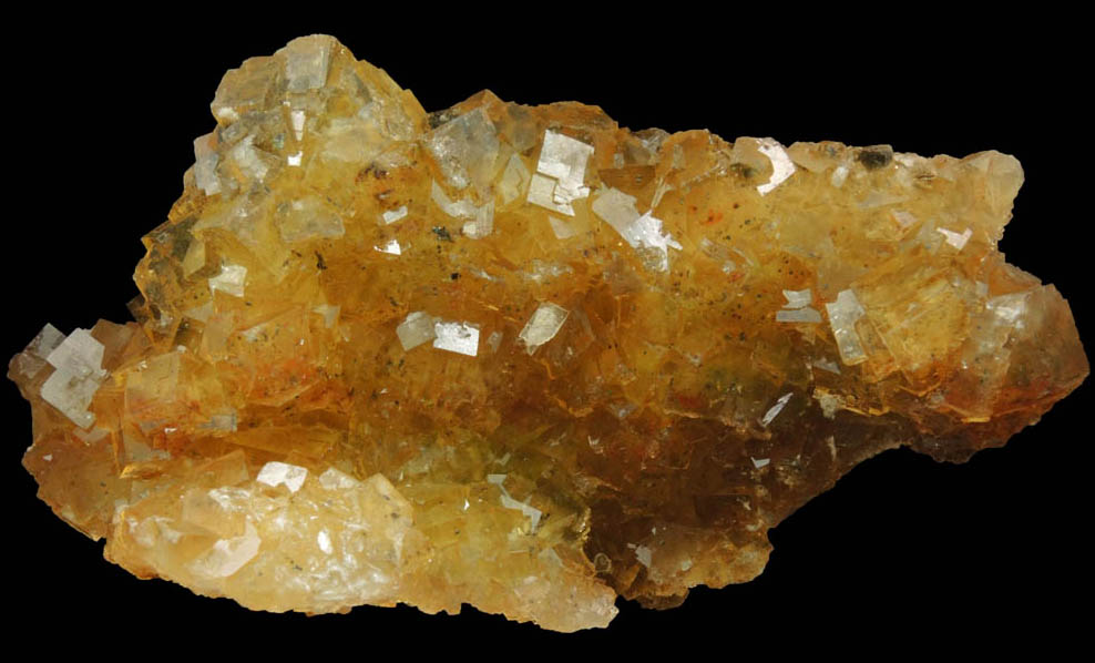 Fluorite with minor Pyrite from Moscona Mine, Solis, Villabona District, Asturias, Spain