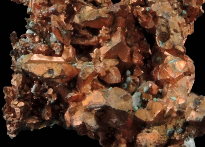 Copper (naturally crystallized native copper) from Broken Hill, New South Wales, Australia