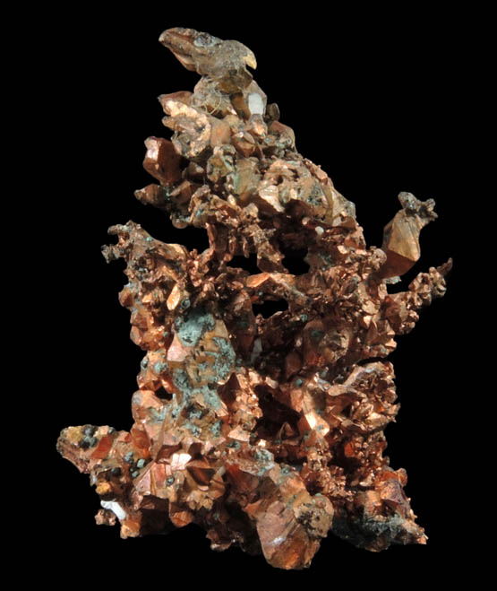 Copper (naturally crystallized native copper) from Broken Hill, New South Wales, Australia