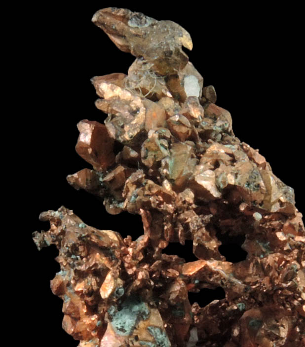 Copper (naturally crystallized native copper) from Broken Hill, New South Wales, Australia