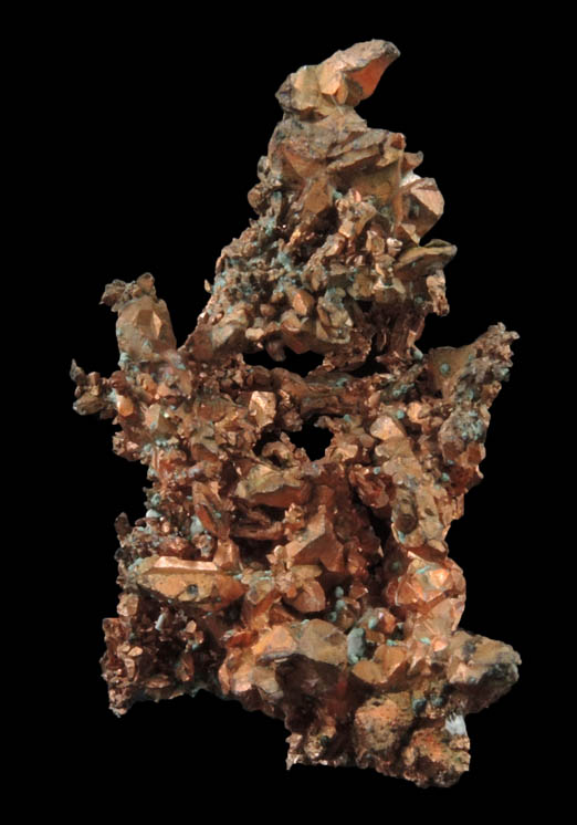 Copper (naturally crystallized native copper) from Broken Hill, New South Wales, Australia