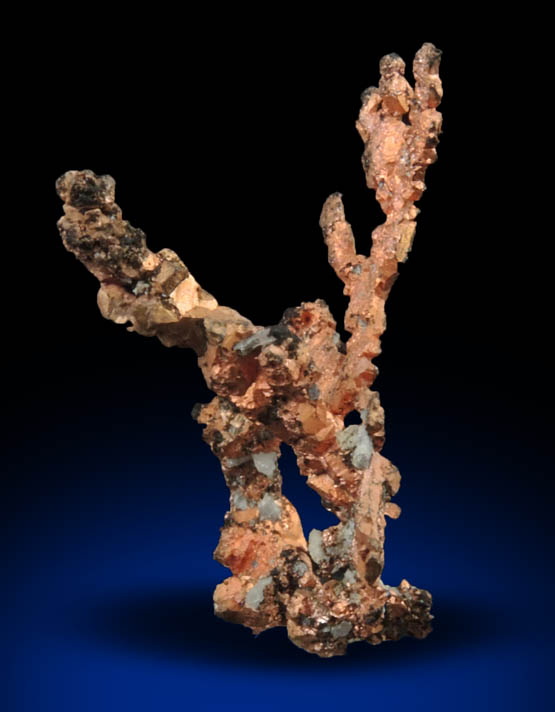 Copper (naturally crystallized native copper) from Keweenaw Peninsula Copper District, Michigan