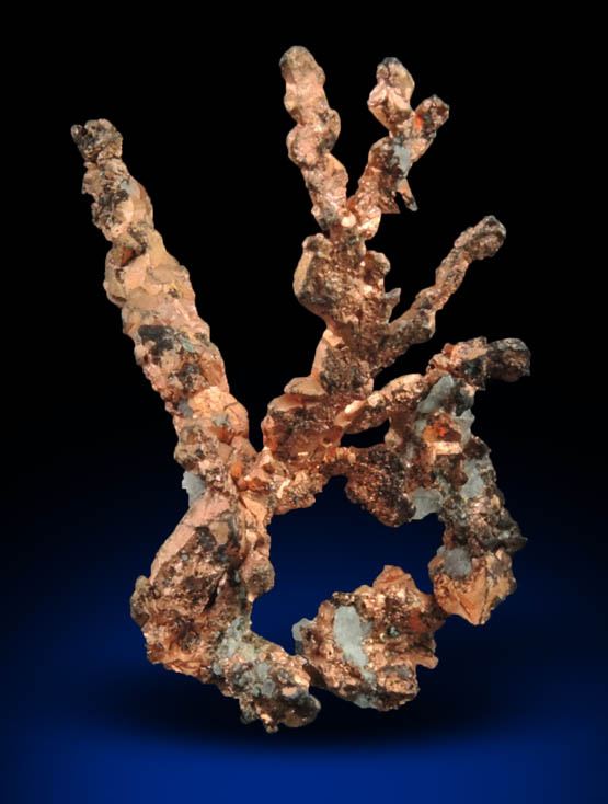 Copper (naturally crystallized native copper) from Keweenaw Peninsula Copper District, Michigan