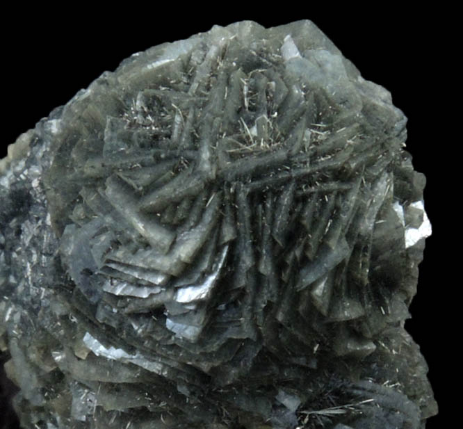 Calcite with Jamesonite inclusions from Herja Mine, Baia Mare, Maramures, Romania