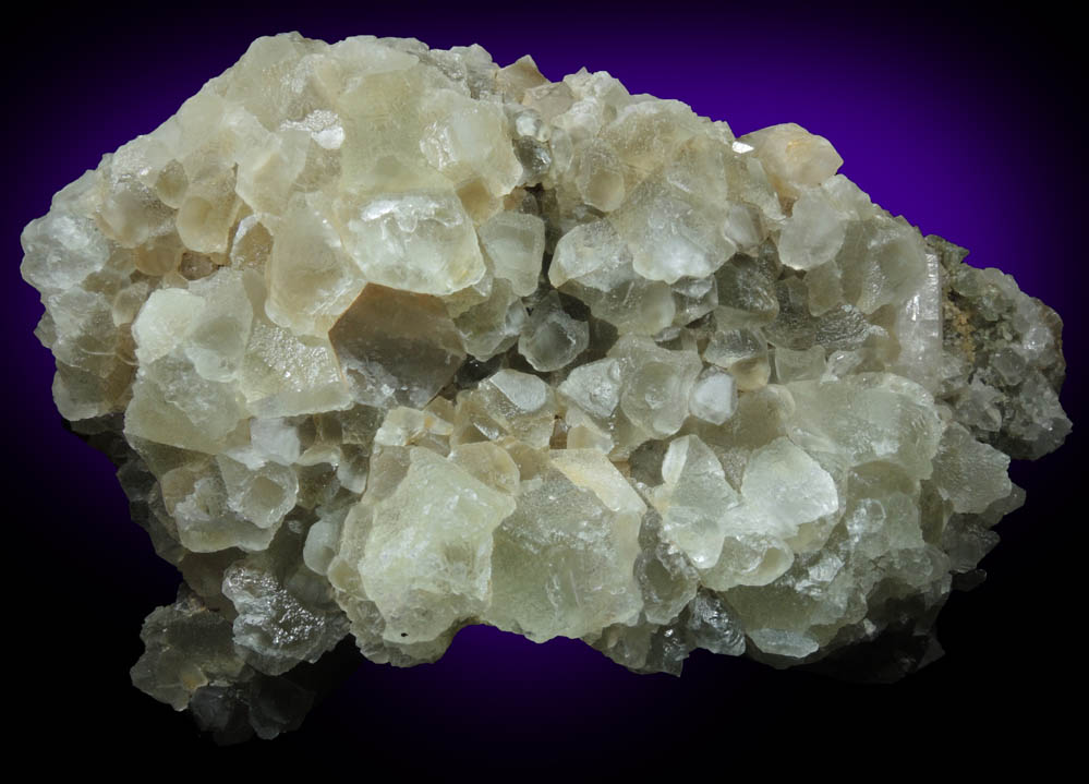 Fluorite over Quartz from William Wise Mine, Westmoreland, Cheshire County, New Hampshire