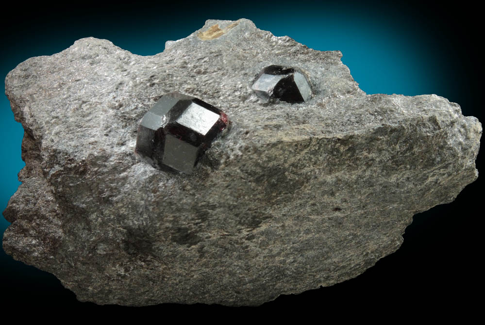 Almandine Garnet from Garnet Ledge, east shore of Stikine River Delta, 11 km north of Wrangell, Alaska