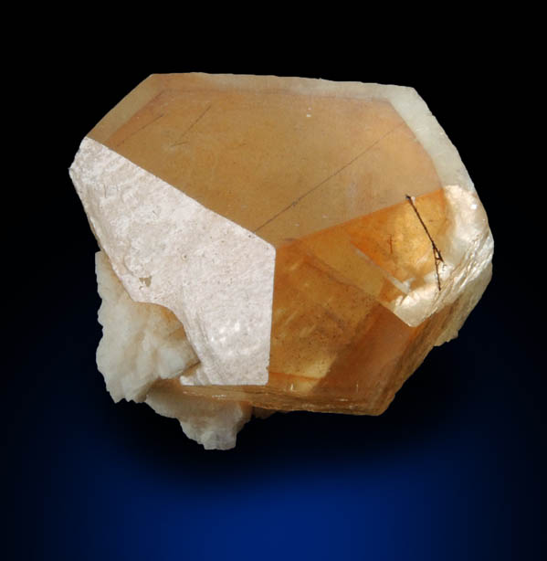 Calcite with Millerite inclusions from Corydon Crushed Stone Quarry, Harrison County, Indiana
