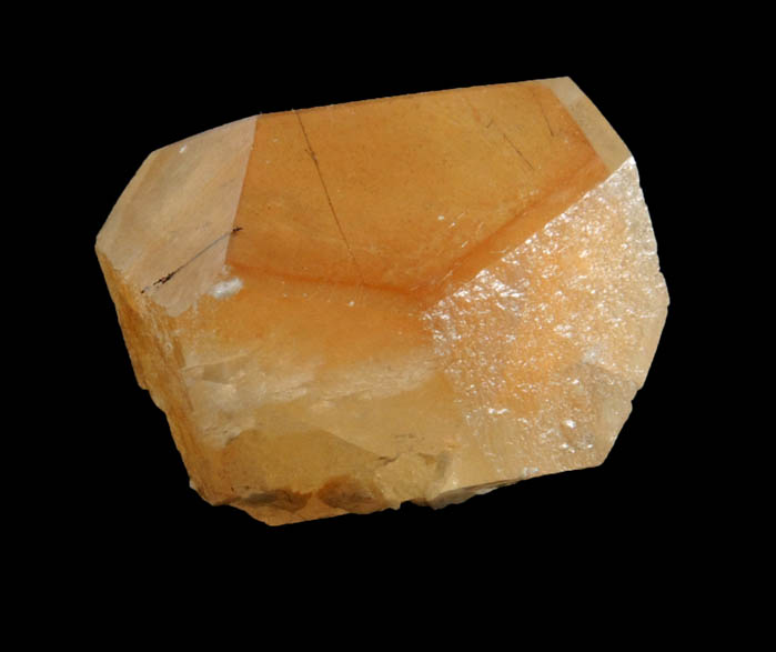 Calcite with Millerite inclusions from Corydon Crushed Stone Quarry, Harrison County, Indiana