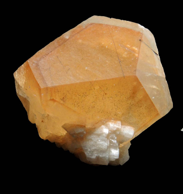 Calcite with Millerite inclusions from Corydon Crushed Stone Quarry, Harrison County, Indiana