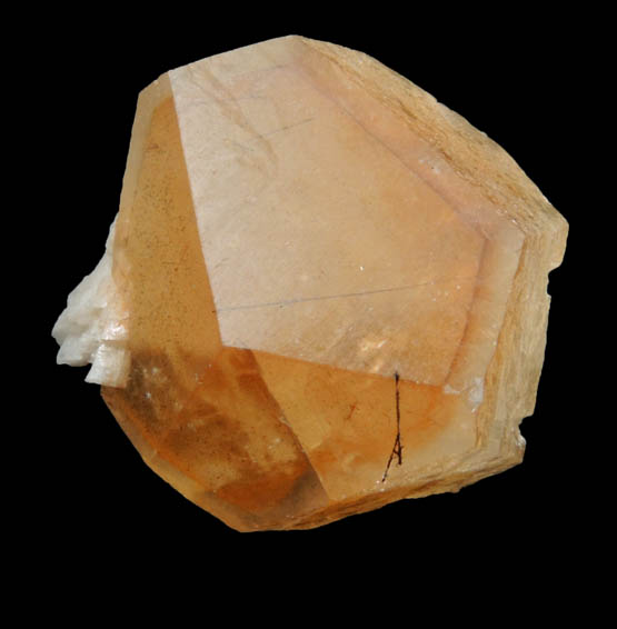 Calcite with Millerite inclusions from Corydon Crushed Stone Quarry, Harrison County, Indiana