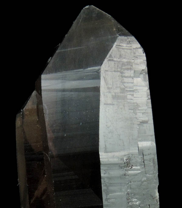 Quartz var. Smoky Quartz (Dauphin Law Twins) from Moat Mountain, west of North Conway, Carroll County, New Hampshire