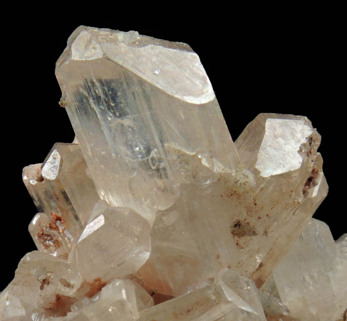 Cerussite (V-twinned crystals) from Mammoth Mine, Tiger District, Pinal County, Arizona