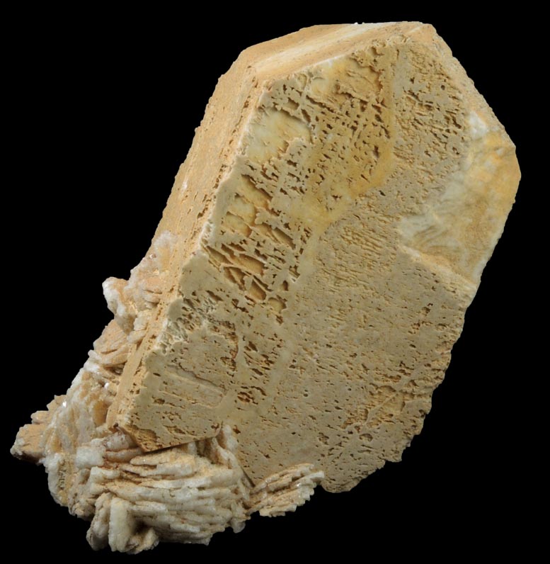 Microcline (twinned following the Baveno Law) from Moat Mountain, west of North Conway, Carroll County, New Hampshire